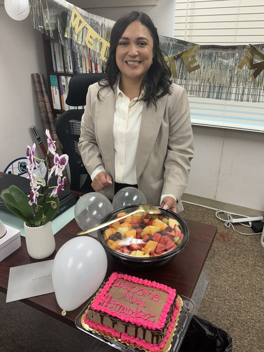 Meet our new Assistant Principal, Mrs. Milka Hernandez. We are excited to have you on our team.