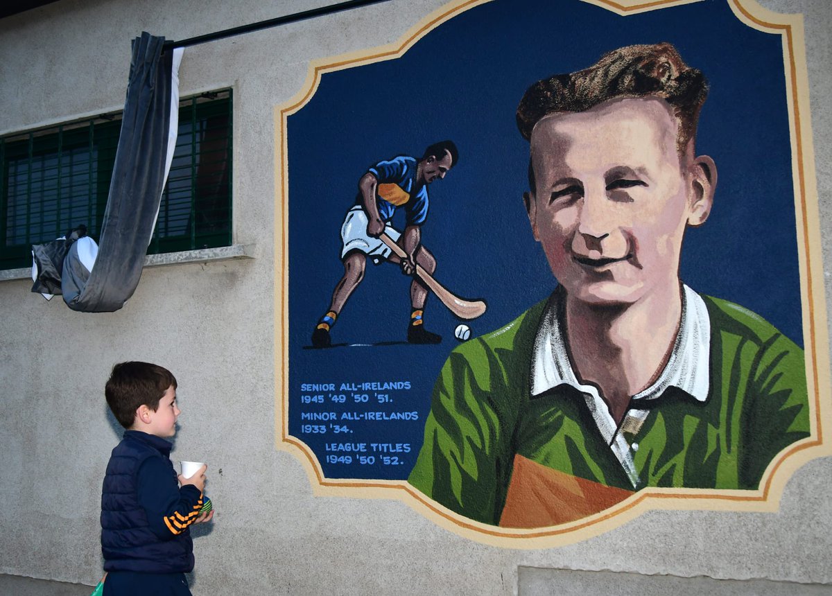 Former <a href="/ClonRossGAA/">Clonoulty Rossmore GAA</a> player Tony Brennan who won 4 All-Ireland, 4 Munster &amp; 3 NHL titles in the 1940s &amp; 1950s with <a href="/TipperaryGAA/">Tipperary GAA</a> . 

By: Neil O’Dwyer @IrishMurals