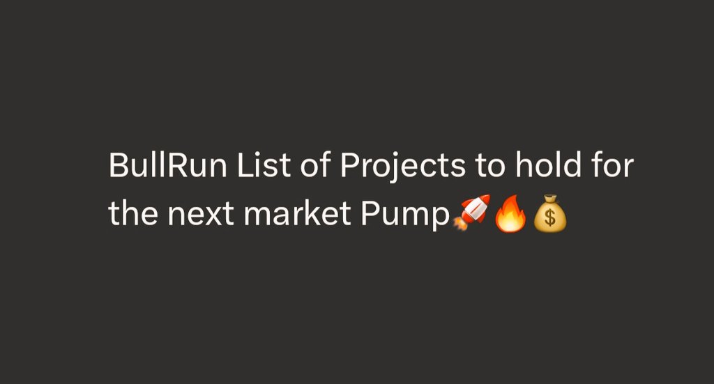 There exist over 2.4 million crypto projects in the market according to Coinmarketcap. Out of that 2.4 million, over 5,000 is listed on Binance.

I have sat down for months researching projects that is likely to make it in the next market pump, I have been able to identify just