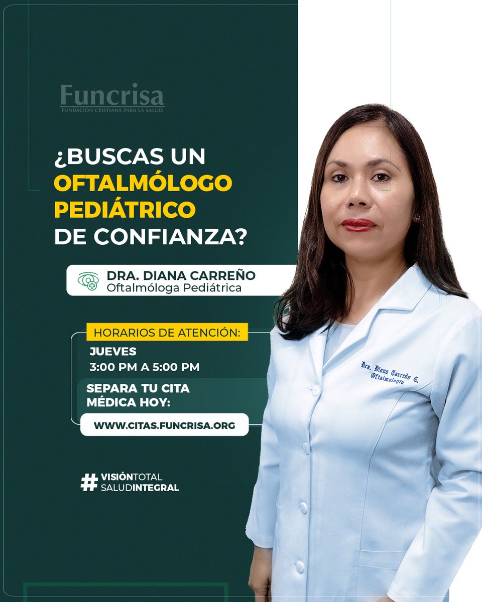 Funcrisaec's tweet photo. ¡Protege la visión de tus hijos! 👧🧒👶
Es crucial detectar y tratar problemas visuales en niños. Desde conjuntivitis hasta errores refractivos como la miopía y el astigmatismo, nuestros especialistas están aquí para protegerlos.

#SaludVisual #OftalmologíaPediátrica #Guayaquil https://t.co/oDiDjh5a9F