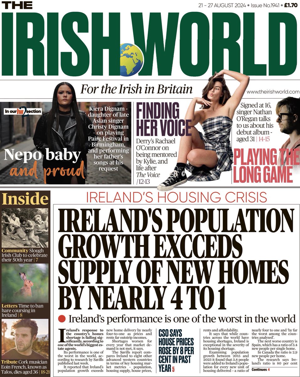 the Irish World tweet media
