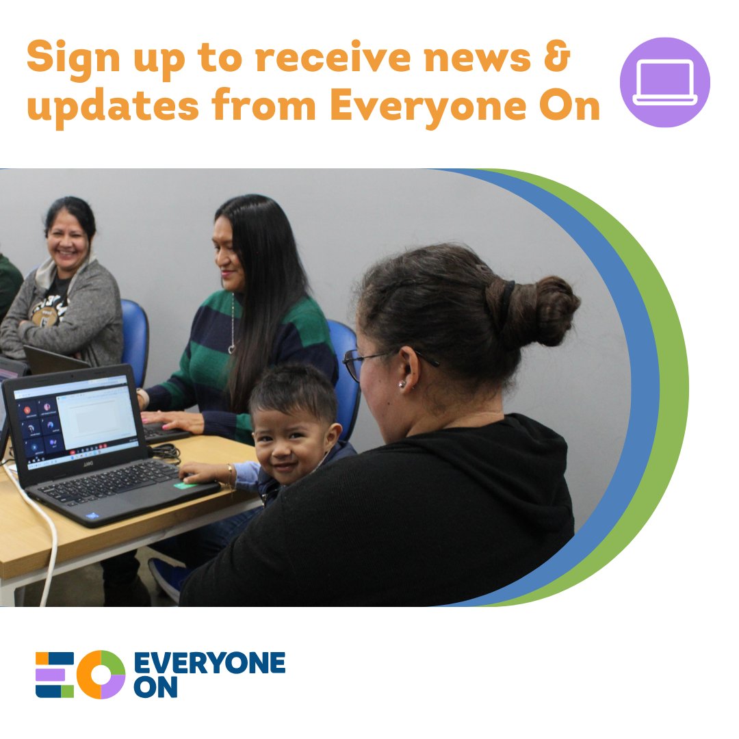 EveryoneOn's tweet photo. Knowledge=power! 🧠📱💻

Join our Everyone On newsletter and gain key insights about:

‣Groundbreaking efforts closing the #DigitalDivide
‣Stories of communities transforming their lives w/ #DigitalSkills
‣Updates on advocacy &amp; research

Subscribe: https://t.co/jdchWBno9J https://t.co/BzhGeGhvmW