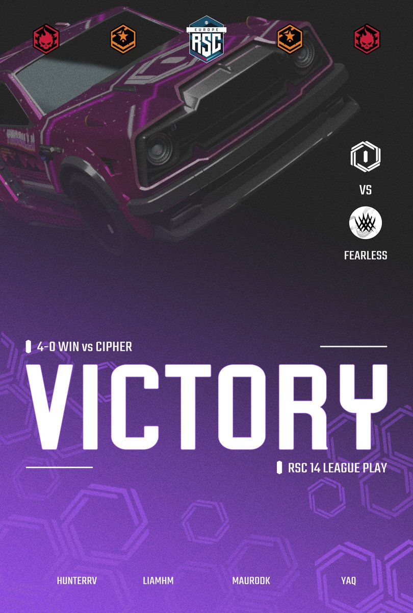 [<a href="/RSC_EU/">RSC EU</a>]

AS THE GREAT LeBRON JAMES SAID, "2 sweeps in a row for Illusory should scare the rest of the league". 

Mischief have matched Prospect's energy, and given themselves an absolutely scrumptious dubble u to build from.

💜