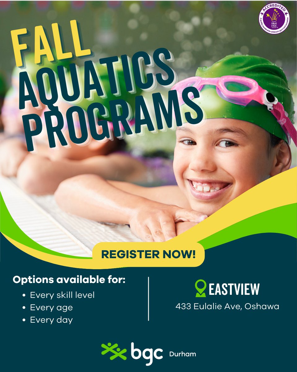 Registration for BGC Durham's Fall Aquatics classes is now OPEN! Whether you're looking to enhance your swimming skills, learn water safety, or just have fun in the pool, we've got something for everyone. 

Go to bgcdurham.com

#BGCDurham #FallAquatics #RegisterNow