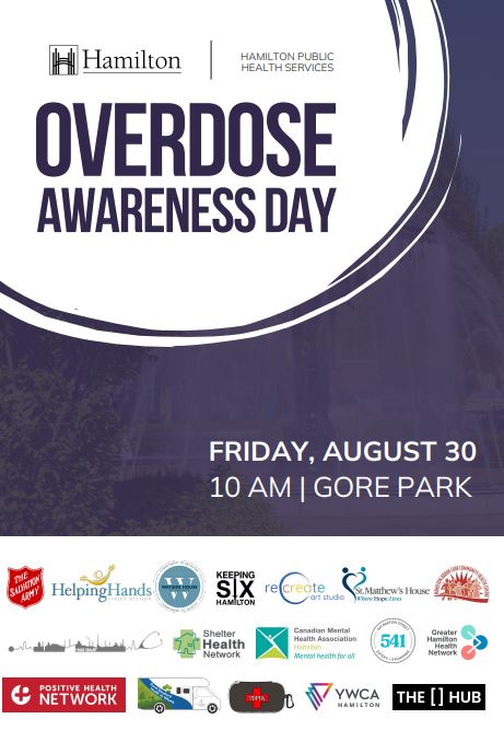 GHHN_TheNetwork's tweet photo. Join us on Friday, Aug 30 at Gore Park for Hamilton Overdose Awareness Day. We will gather to remember those who have died due to the toxic drug crisis and acknowledge 
the grief of those left behind. #IOAD2024 #TogetherWeCan #EndOverdose https://t.co/sND5bTrh6Q