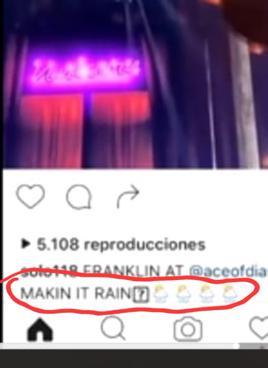 Hace 7 años Fonteno puso una publicación que borró al poco. Nunca subestimeis al cristian y su hocico para investigar. Pq es muy bueno 😘❤️💜💙 pq fonteno se refiere a making it rain con emoticonos de clima y no de dinero? donde esta esa Julieta? XD ((eclipse)) 
#thisisthepath