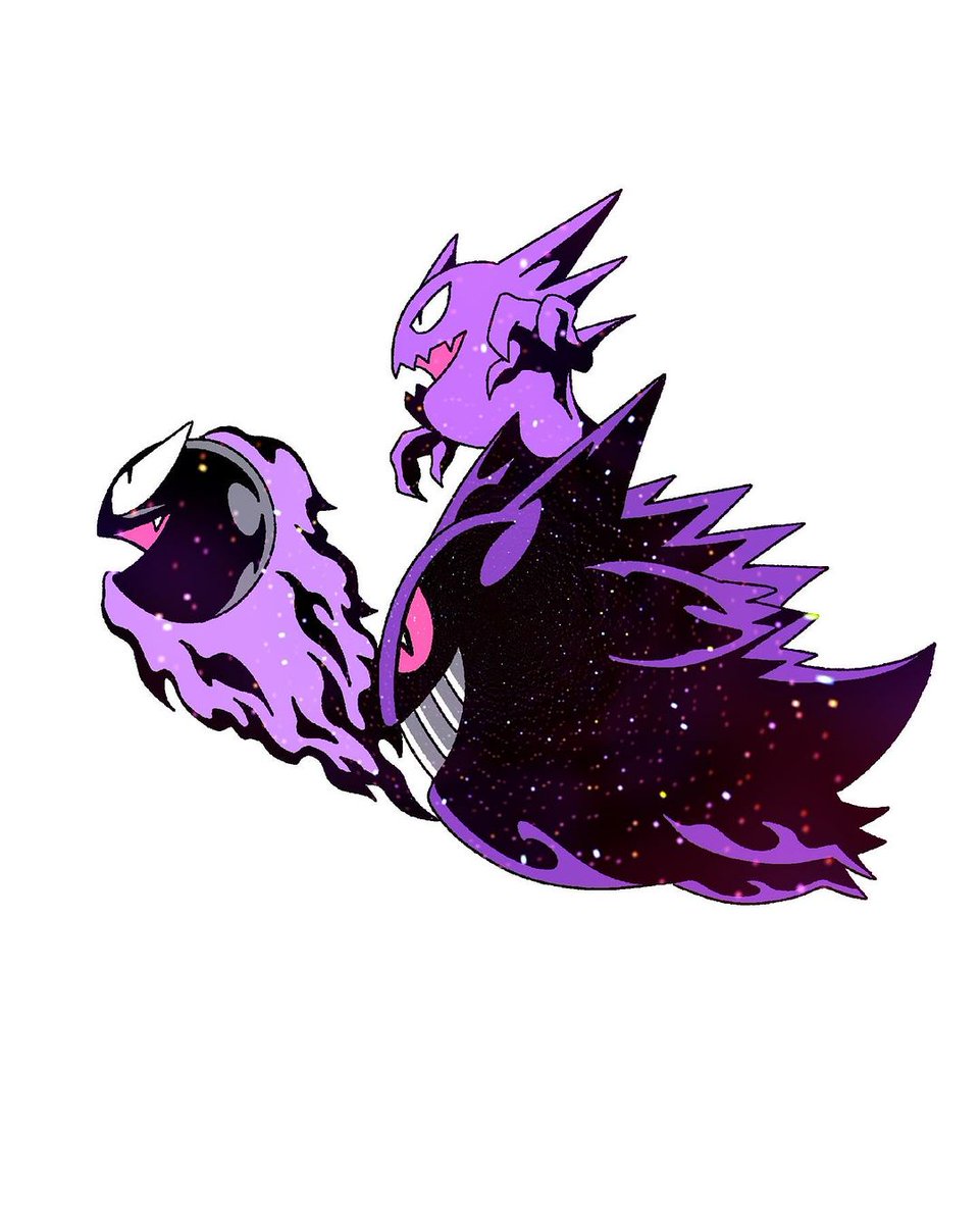 untitledanim8's tweet image. Flying ghosts 😈👻👾

artwork provided to us by @puff_channel 

#pokemonart