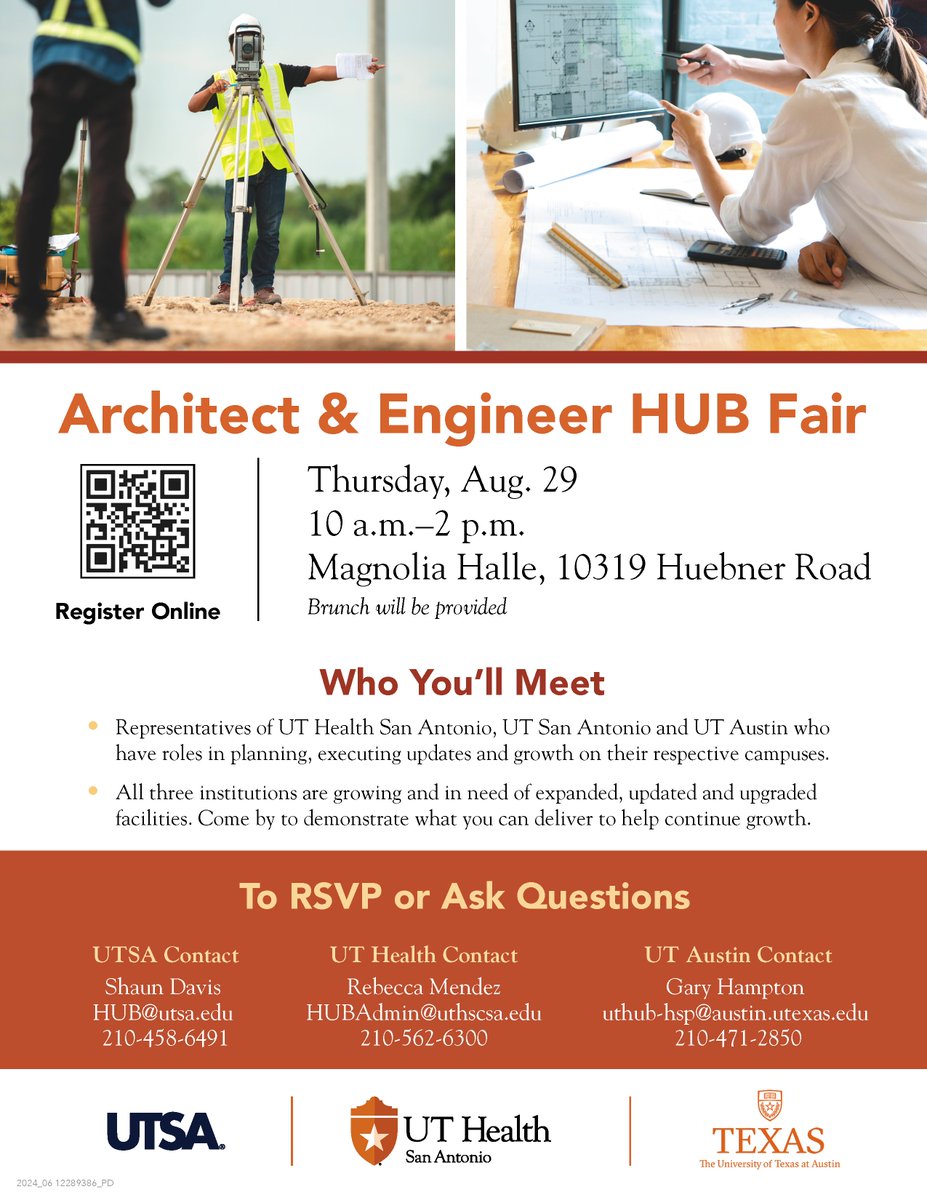 Here is a reminder of our upcoming A&amp;E HUB Fair next Thursday, August 29th, at Magnolia Pancake House. Please be sure to click on the QR code to register.