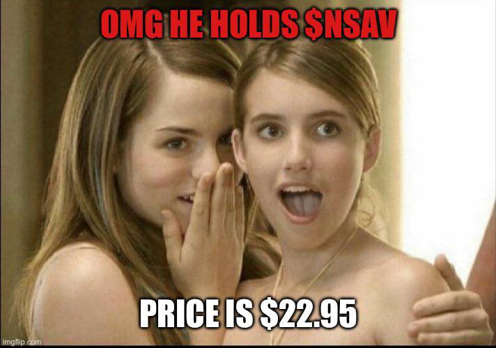 Stacey McNulty (@staceylynnmcnu1) on Twitter photo ๐จ ๐จ $NSAV $NSAVx ๐จ๐จ
$NSAV just posted Q2 earnings and WOW! ๐คฉ
Weโve been telling you this is the ride you want to be on and not get off! ๐๐ฅ๐ฅ๐๐
Do your due diligence; check out the attached Q2 earnings report and learn more <a href="/TheAlley_io/">The Alley</a>
otcmarkets.com/otcapi/companyโฆ ๐จ ๐จ $NSAV $NSAVx ๐จ๐จ
$NSAV just posted Q2 earnings and WOW! ๐คฉ
Weโve been telling you this is the ride you want to be on and not get off! ๐๐ฅ๐ฅ๐๐
Do your due diligence; check out the attached Q2 earnings report and learn more <a href="/TheAlley_io/">The Alley</a>
otcmarkets.com/otcapi/companyโฆ
