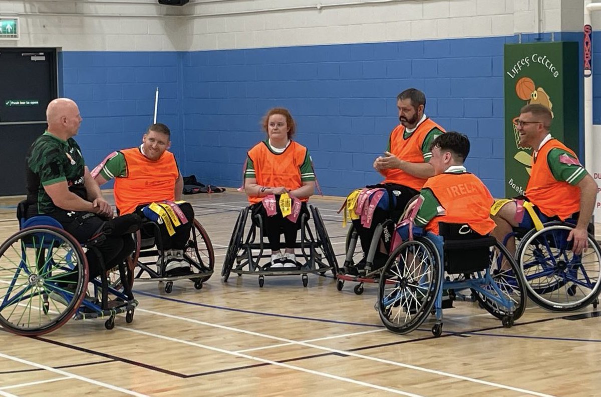 RLIWheelchair's tweet photo. Superb @Irelandrl @WheelchairRL Development Session this weekend. Great to welcome more players into the fold! ☘️♿️🏉 #hc21sports @EuroRugbyLeague https://t.co/QD7LMY5T2V