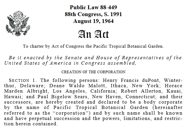 NTBG's tweet photo. Happy Birthday to us!! Today, Aug. 19, NTBG turns 60 years old!!🎂 We were chartered by an act of Congress on Aug. 19, 1964. Here's to six decades of saving plants through exploration, discovery, research, conservation, education. Read our story here: https://t.co/WXpGRAI4vf https://t.co/msu5ONNtrF