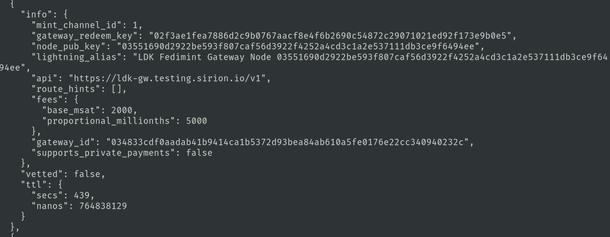 EricSirion's tweet photo. I just did the first @fedimint transaction over a @lightningdevkit LDK Node gateway on mainnet! 🥳

Huge thanks to the many contributors who made this possible through code, review and expertise, particularly Tommy (tvolk131 on GH) and @_tnull! https://t.co/1FSkeO8Uwo