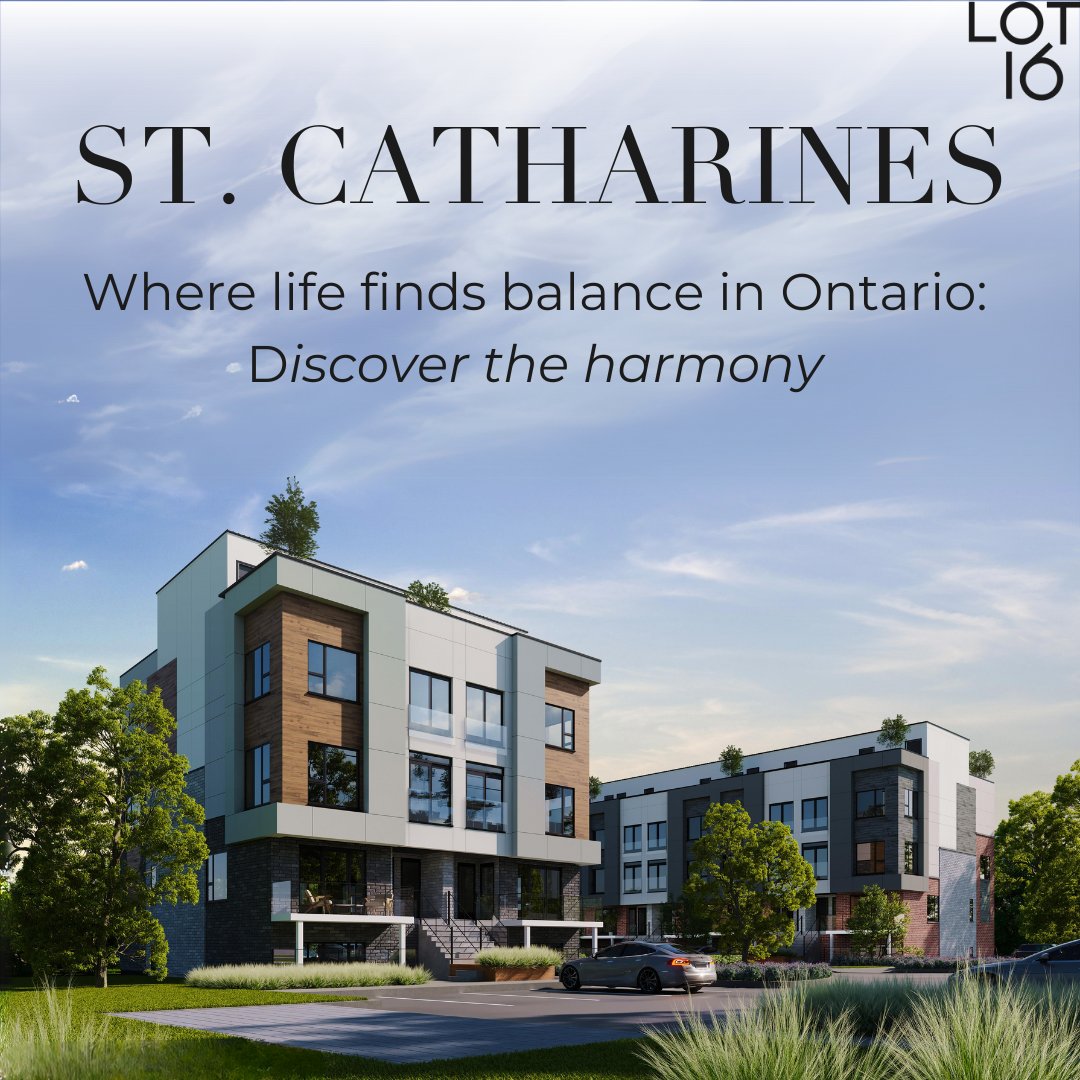 SphereDevelop's tweet image. St. Catharines offers a vibrant, balanced, and connected lifestyle. 

Discover why LOT 16 and St. Catharines could be your perfect new home: lotsixteen.ca

#LOT16 #LOTSixteen #StCatharinesRealEstate #OntarioRealEstate #OntarioConstruction