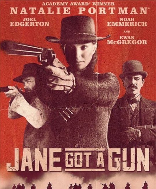 SaveRedlandLibr's tweet photo. 9pm TODAY on #GreatMovies
The 2015 #Western film🎥 “Jane Got a Gun” directed by #GavinOConnor from a screenplay by #BrianDuffield (who wrote the story) #AnthonyTambakis & #JoelEdgerton
🌟#NataliePortman #JoelEdgerton #EwanMcGregor #NoahEmmerich #RodrigoSantoro #BoydHolbrook https://t.co/eIRMOZZTth