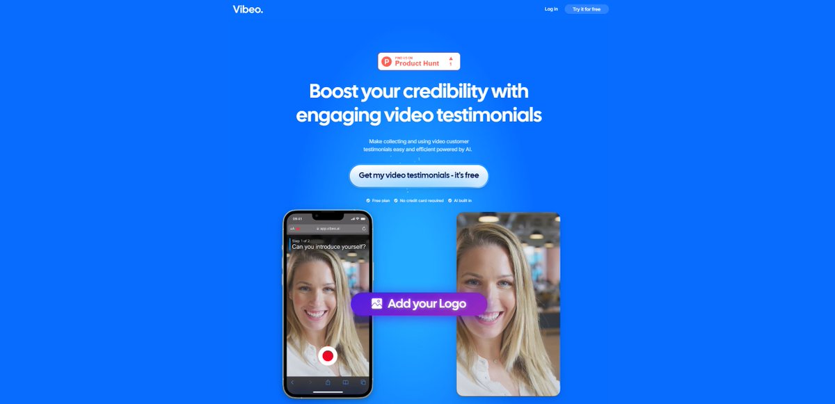 Elevate your brand’s credibility and conversion rates with Vibeo! This innovative tool simplifies the process of collecting and enhancing video testimonials, turning customer feedback into powerful marketing assets. Let’s explore what makes Vibeo a game-changer! 🧵⬇️  #AI #Tech