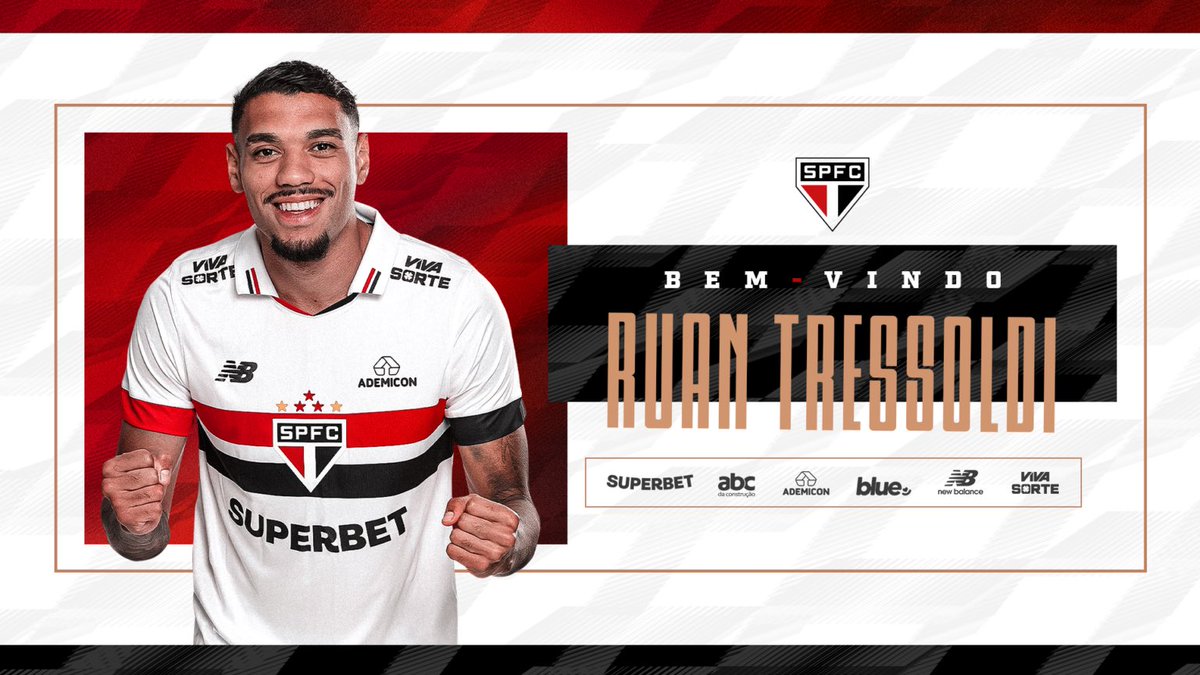 iair_iugt's tweet photo. RUAN TRESSOLDI (CEN-25) ➟ SÃO PAULO FC.

✍🏻 El vínculo contractual irá hasta junio del 25’.

Cuántas dudas. Ojalá esté equivocado, pero me cuesta muchísimo ver margen de crecimiento al analizar su rendimento en US Sassuolo. Flojo su posicionamiento y se desconcentra fácil. https://t.co/HegzB5mU8q