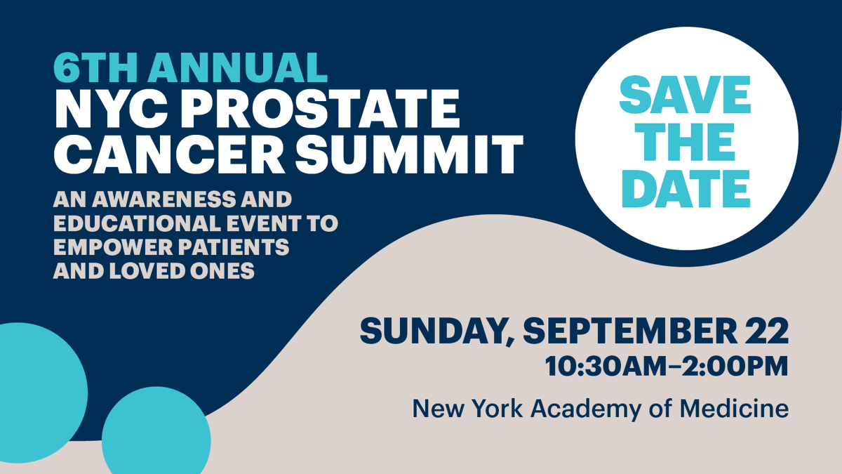 WCM GU Cancer (@wcmgucancer) on Twitter photo The 2024 #NYCProstateSummit is right around the corner. Mark your calendar and RSVP to join this free event featuring experts from <a href="/WeillCornell/">Weill Cornell Medicine</a> <a href="/nyphospital/">NewYork-Presbyterian</a> <a href="/MSKCancerCenter/">Memorial Sloan Kettering Cancer Center</a> and <a href="/ColumbiaMed/">Columbia Medicine</a> to hear the latest updates in #ProstateCancer care. prostatesummit.org The 2024 #NYCProstateSummit is right around the corner. Mark your calendar and RSVP to join this free event featuring experts from <a href="/WeillCornell/">Weill Cornell Medicine</a> <a href="/nyphospital/">NewYork-Presbyterian</a> <a href="/MSKCancerCenter/">Memorial Sloan Kettering Cancer Center</a> and <a href="/ColumbiaMed/">Columbia Medicine</a> to hear the latest updates in #ProstateCancer care. prostatesummit.org
