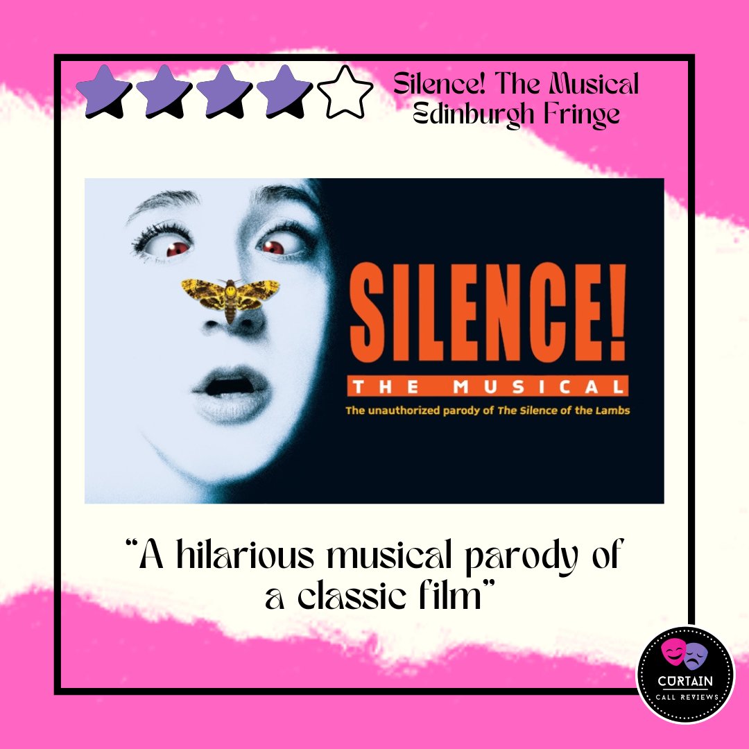 🎭REVIEW🎭 - "A hilarious musical parody of a classic film"
Read <a href="/Rosie_B21/">Rosie</a> 's review of Silence! The Musical at <a href="/edfringe/">Edinburgh Festival Fringe</a> here:
curtaincallreviews.co.uk/silence-the-mu…