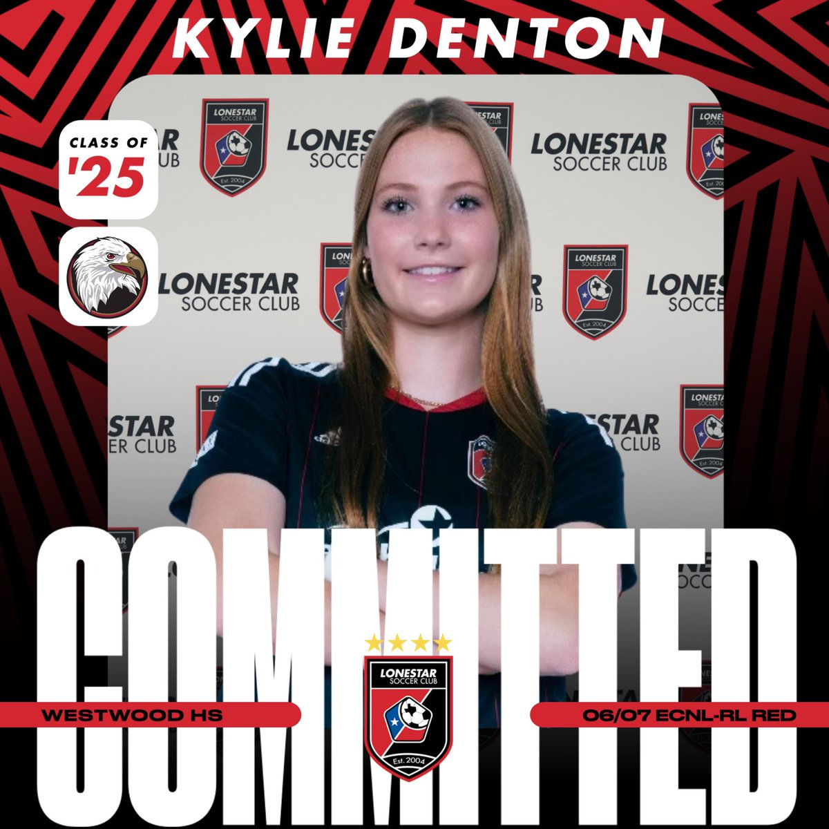 LonestarSC's tweet photo. Congratulations to Kylie Denton on her commitment to Bridgewater College‼️ 

#KeepCommitting | #WeAreLonestar https://t.co/FGQhZIZxvC