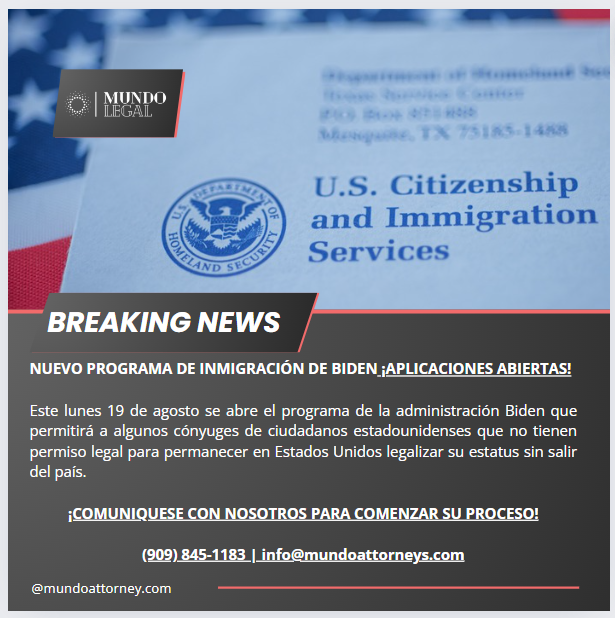 Atty_YesAcosta's tweet photo. Aplicaciones abiertas para el nuevo parole para cónyuges de ciudadanos americanos. 
Pueden programar en este enlace: https://t.co/92GiJGp7Qn https://t.co/s1eUeuStod