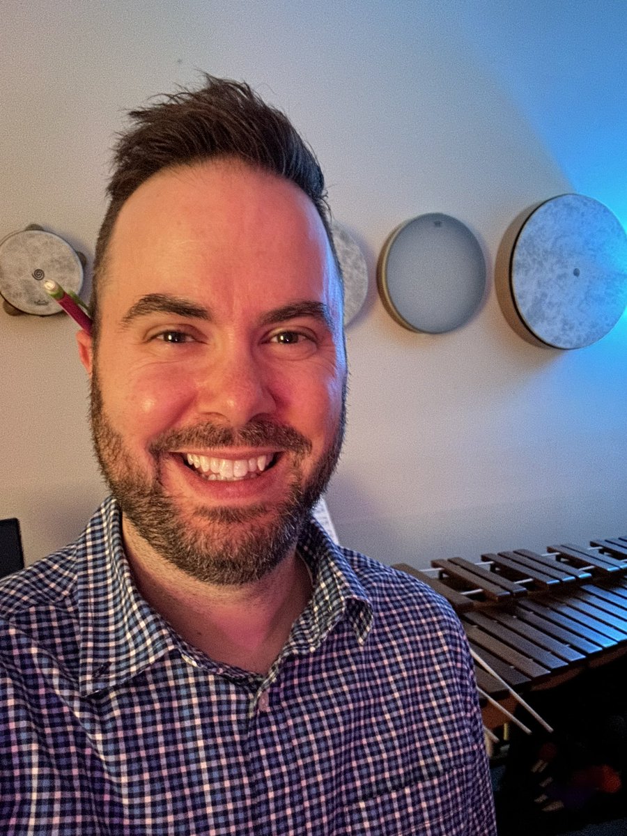 Mood lighting in the office for year 6 with UA Little Rock Music and @UALRPerc! Tons of big things happening this year. Excited to get to work.