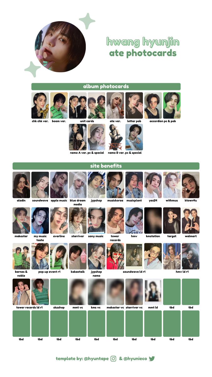 stray kids ate site benefits + album pcs 🥠 mmt ld added, updated