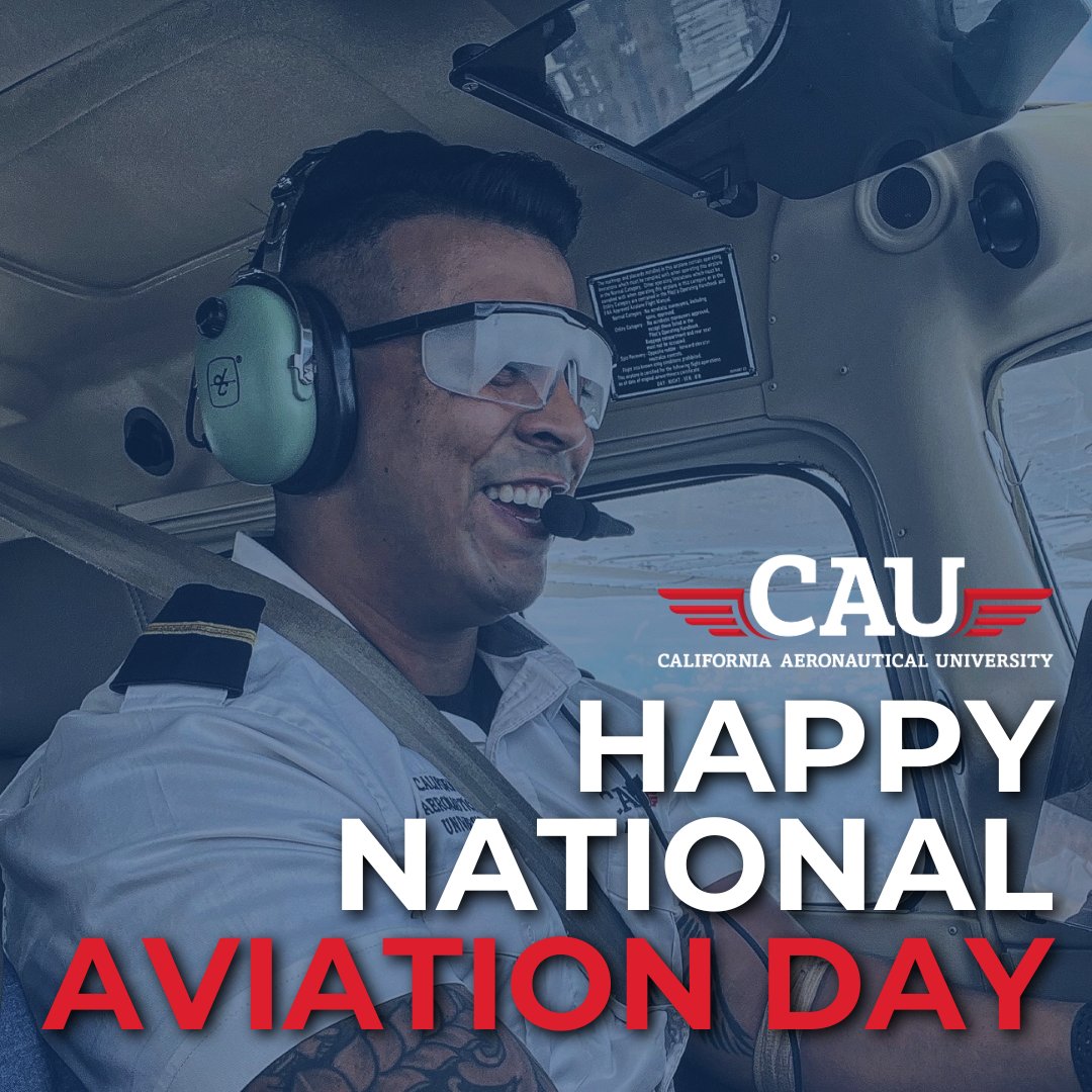 It's #NationalAviationDay !✈️ What got you interested in aviation?🚁

Our next term starts in October ---> you still have time to apply! Click here to get started hubs.la/Q02LNHSV0 🛫☁️

#aviation #futurepilot #flightschool #pilotcareers #aviationschool