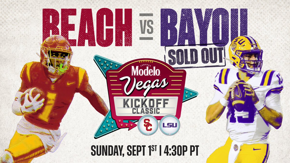 The Beach (USC) vs. The Bayou (LSU) Modelo Vegas Kickoff Classic SEC Rant