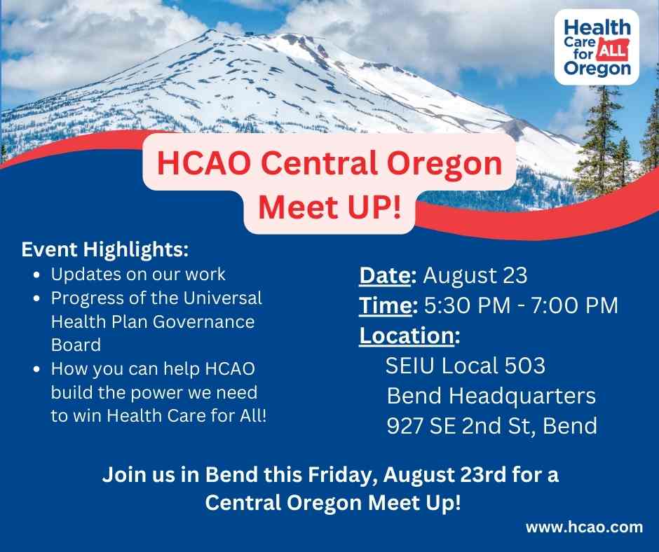 Health Care for All Oregon—HCAO tweet media