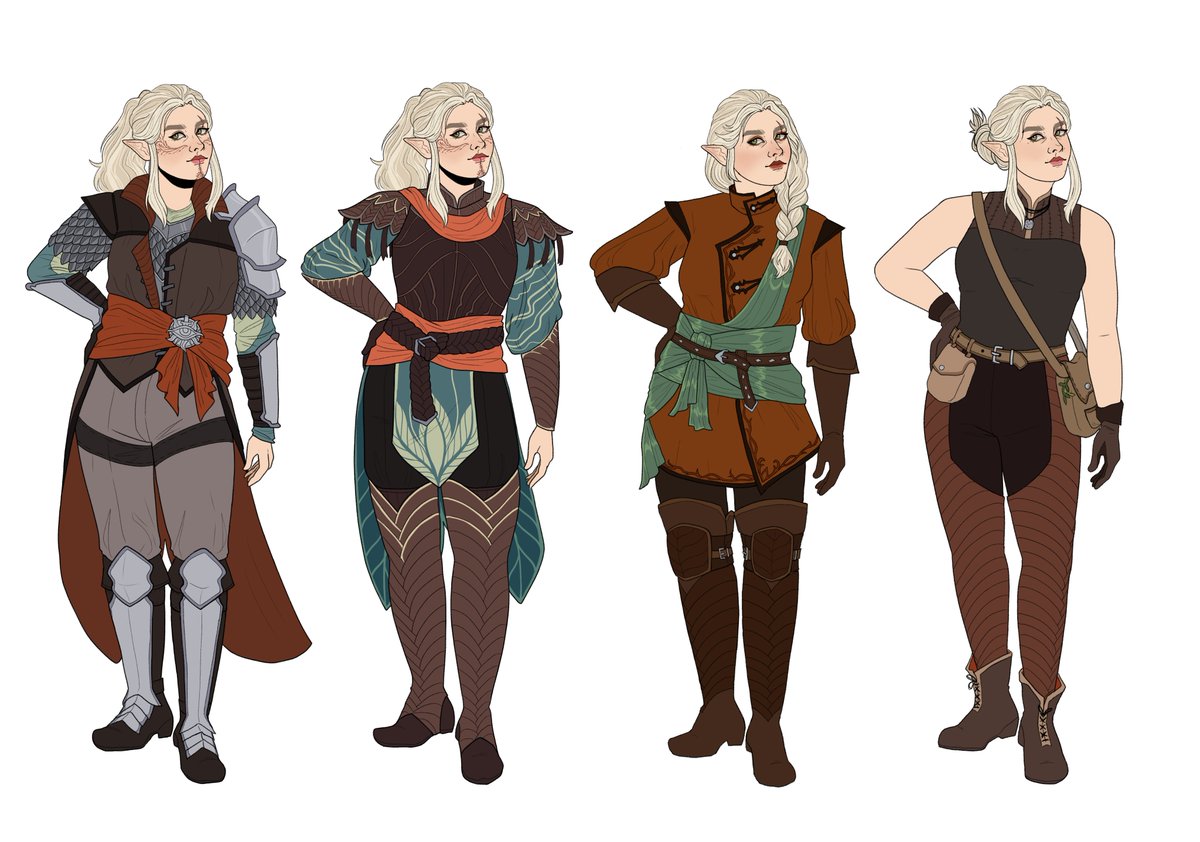 anyway here's what i've got so far for my inquisitor's redesign  

(ignore the missing vallaslin, i'll add it at some point) 
[ #DragonAge ]