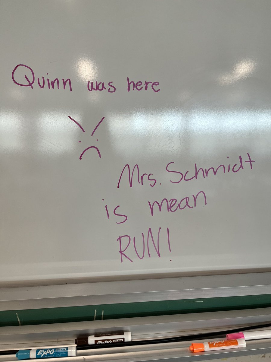 I had help in my classroom today…😂