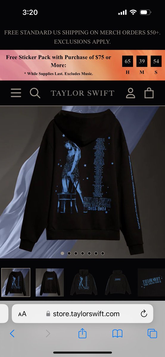 swiftieemily13's tweet photo. @itstaytaylors one of these in a size medium thanks!! https://t.co/xmz8Wv7lbI