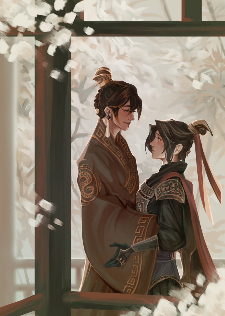 heaven and earth 🐉🕊️ #zhongxiao #原神