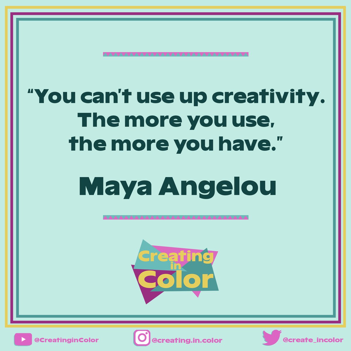 Creating in Color tweet media