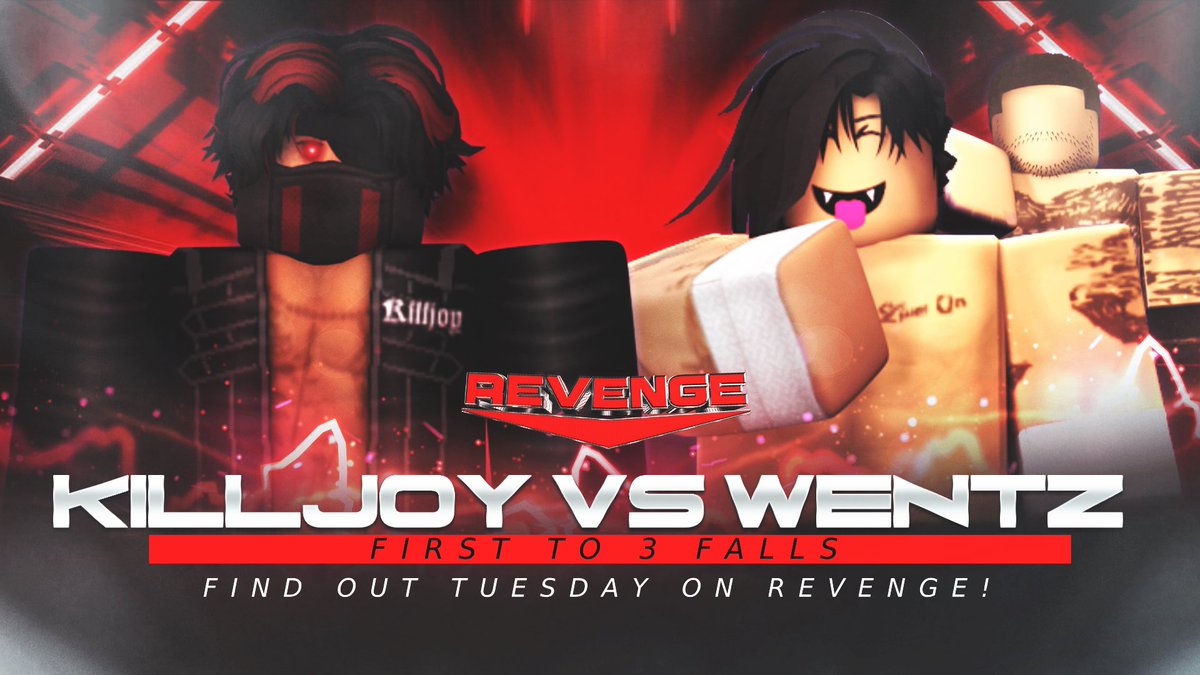 PWEShowcase's tweet photo. 🚨 Don’t miss this must see episode of Revenge tomorrow 5/6c! 🚨

🔴 Kyle Balor V Jake Lesnar
Everett Killjoy V Tyler Wentz
Nash Hendry V Jacob Thompson
Pody Sidal V Isaac Rollins 🔴 https://t.co/s5GoUvcsa7