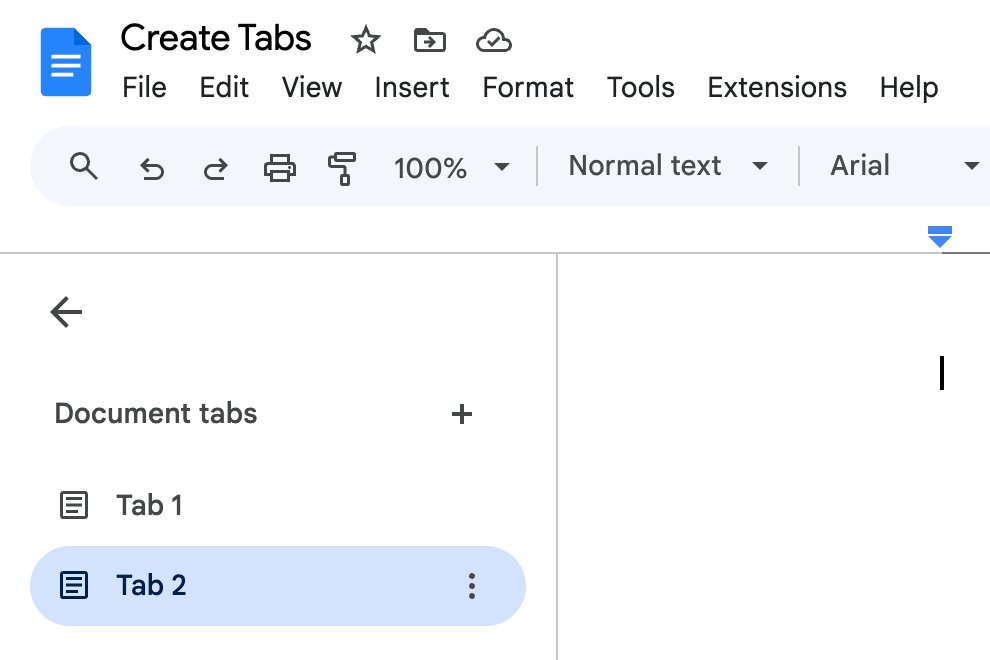 Spreadsheets aren't the only things with Tabs. 

Upgraded Google Docs allows you to organize your document into a binder like situation. 

#GoogleEDU