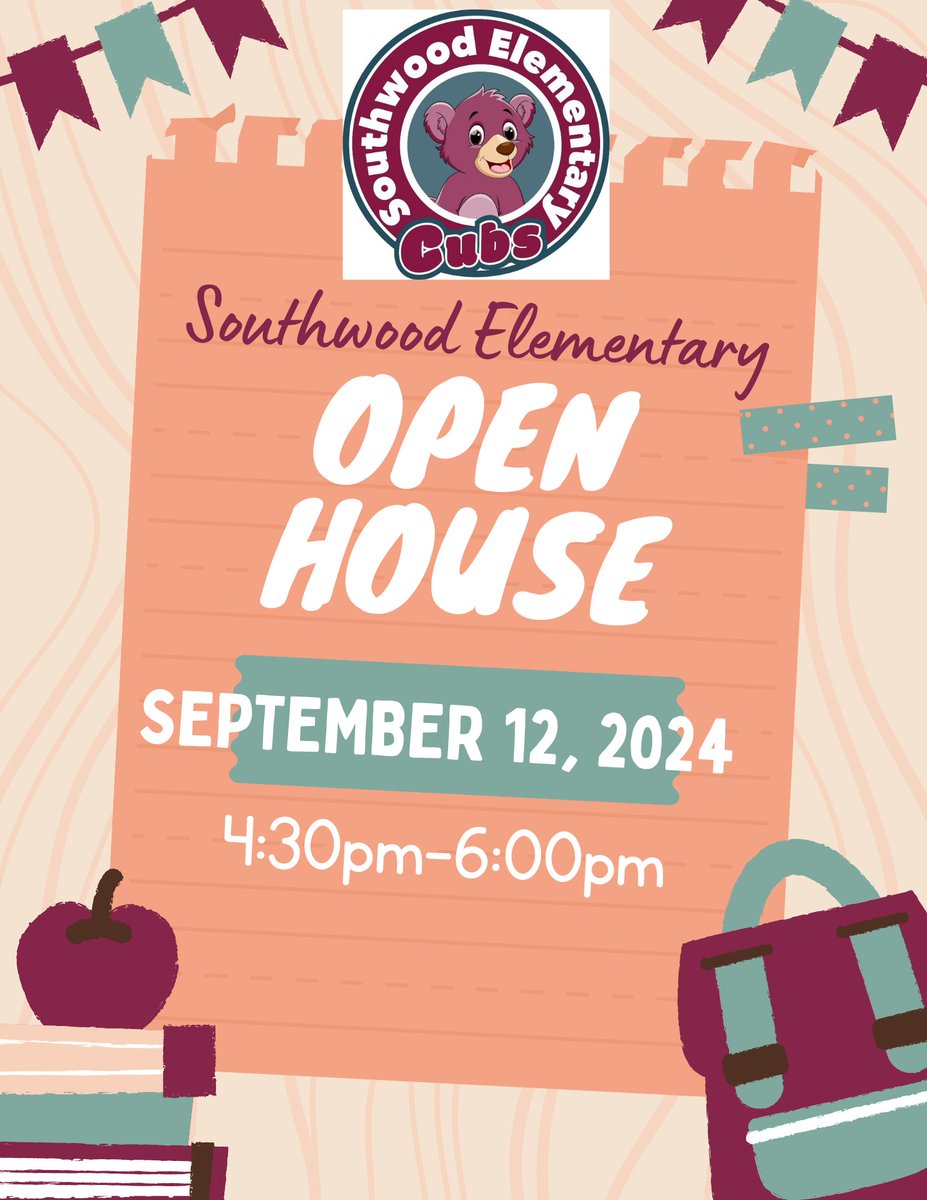 We are super excited to welcome our families to Open House on September 12th from 4:30pm-6:00pm!