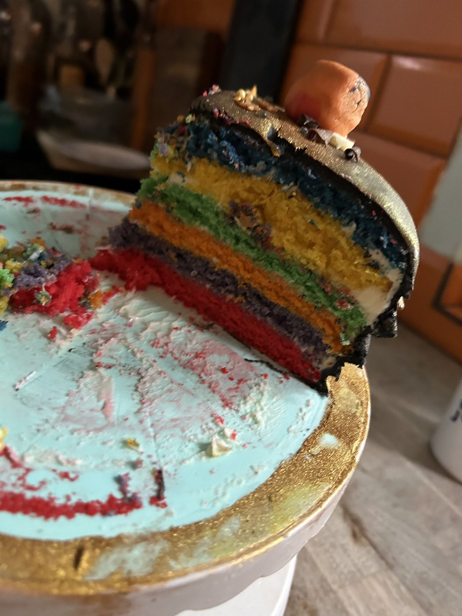 After a Lovely day celebrating my daughter’s birthday I’m so frustrated at how slow it is to get her case through the #EHCP panel. Out of education ten months and won’t have a placement agreed by September. She decorated this cake. She’s amazing and deserves better #SEND #ND