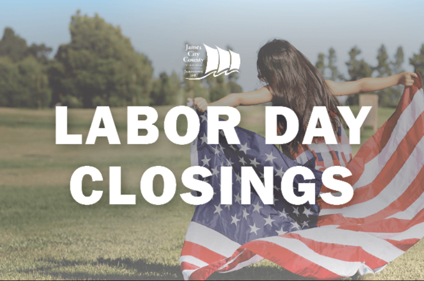County offices will be closed Sept. 2 for Labor Day. Complete list: jamescitycountyva.gov/civicalerts.as…