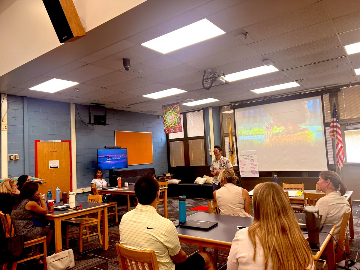 #LTPSThisIsUs <a href="/VBekarciak/">Vanessa Bekarciak</a> <a href="/rpkgoomer/">Rajneet (Pimmi)</a> <a href="/MuziLearningLab/">Jeanne Muzi</a> 
Moving the work from Belonging to Mattering! Many thanks to <a href="/AlishaDelorenzo/">Alisha DeLorenzo</a> for engaging our entire leadership team in this work! 
I SEE U, I AM HERE!
<a href="/LTPS1/">Lawrence Township Public Schools</a>