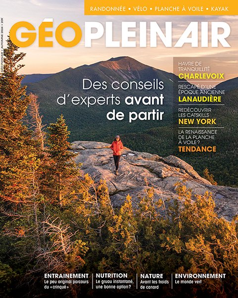 sdiotte's tweet photo. Je vous présente fièrement l'édition automnale de Géo Plein Air. Bonne lecture! https://t.co/6cei27Ypgq