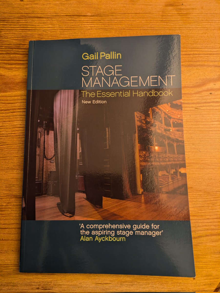 CallQ14's tweet image. Delighted the new 2024 edition is out now with a section on Sustainability and digital toolbox for stage managers. nickhernbooks.co.uk
#stagemanagement #technicaltheatre #CreativeIndustries
