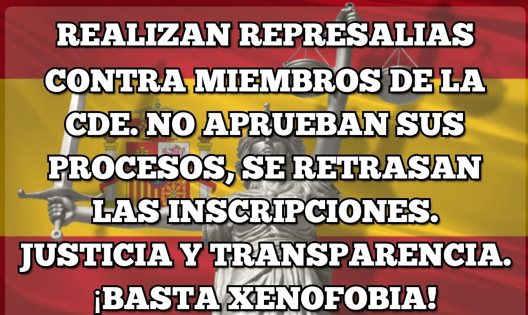 Represalias contra nuestros miembros. Porque decimos verdades nos quieren hacer daño #LMD <a href="/EmbEspBrasil/">Embajada de España en Brasil/Embaixada da Espanha</a> <a href="/ConEspPOA/">Consulado General de España en Porto Alegre</a> <a href="/LeyMemoria/">Ley de memoria democratica.</a> <a href="/justiciagob/">Ministerio de la Presidencia, Justicia y R. Cortes</a> <a href="/avtorresp/">Ángel Víctor Torres Pérez</a> <a href="/SE_MemoDemo/">Secretaría de Estado de Memoria Democrática</a> <a href="/PiliCancela/">Pilar Cancela/❤️</a> <a href="/Pilar_Alegria/">Pilar Alegría</a> <a href="/sanchezcastejon/">Pedro Sánchez</a> <a href="/PSOE/">PSOE</a> <a href="/SSumelzo/">Susana Sumelzo Jordán</a> <a href="/GuillaumeMonfo2/">Guillaume Monfort</a> <a href="/LaylaHoop/">L.</a> <a href="/felixbolanosg/">Félix Bolaños</a> <a href="/FmartineL/">Fernando Mtnez. López</a>