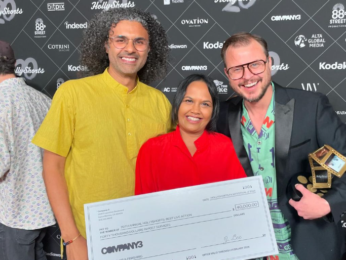 shineglobal's tweet photo. Anuja was announced as the Best Live Action Short Winner at the prestigious @HollyShorts Film Festival last night in LA, which means it's eligible to be submitted for @TheAcademy Awards! Anuja is the brainchild of Adam J. Graves and Suchitra Mattai (Cycle Vérité) #AnujaTheFilm https://t.co/Mg3b4l11aH