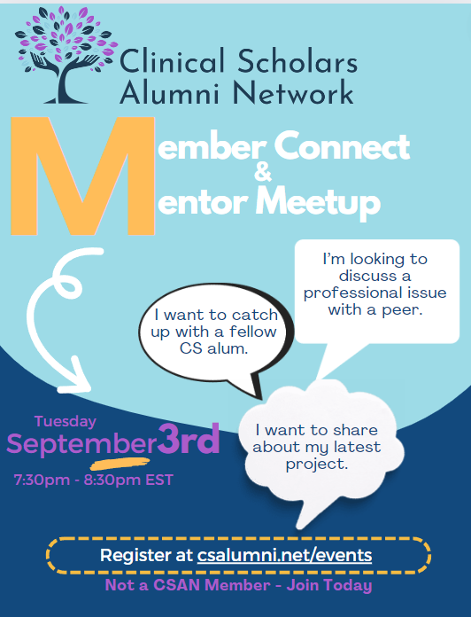 CSAN members register today at csalumni.net/events