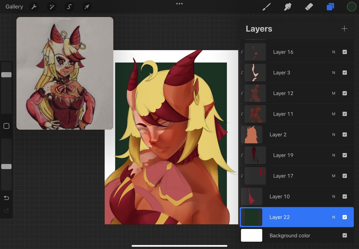 ReiKawrr's tweet photo. Working on an art trade 😽
OC is from a friend on Discord ~

#wip #artshare #artistsupport #arttrade #digitalart #procreate #artmoots https://t.co/sYcX3yTdb5