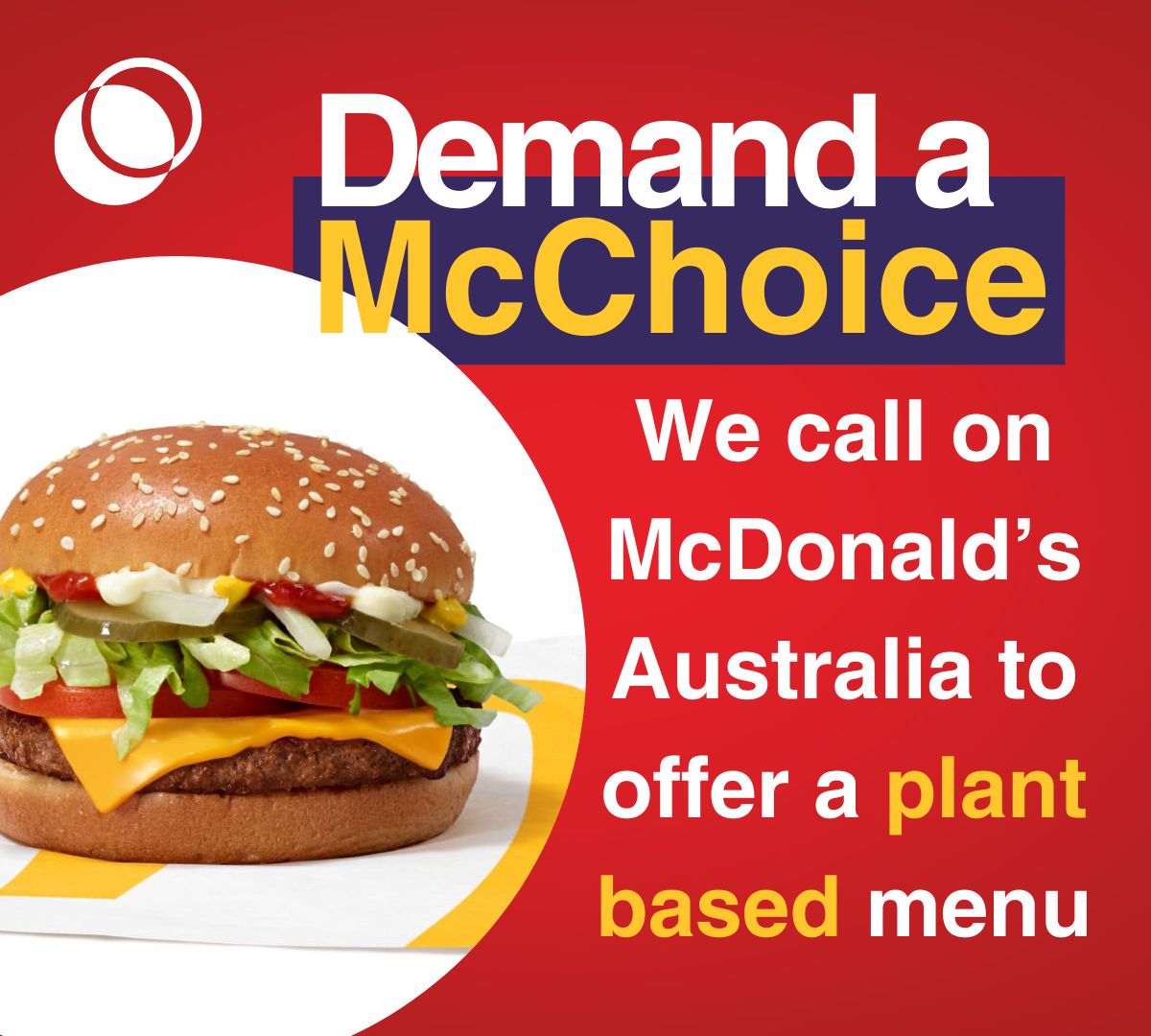 WePlanetAus's tweet image. Sign our petition calling on McDonald's Australia to give customers a McChoice by offering a plant-based menu nationwide: act.weplanet.org/McChoice
It's time for multinational corporations to take responsibility for the impact of their products.
McDonald's Corporation is the…