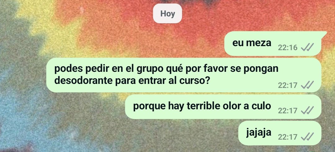 pónganse desodorante para entrar a la escuela