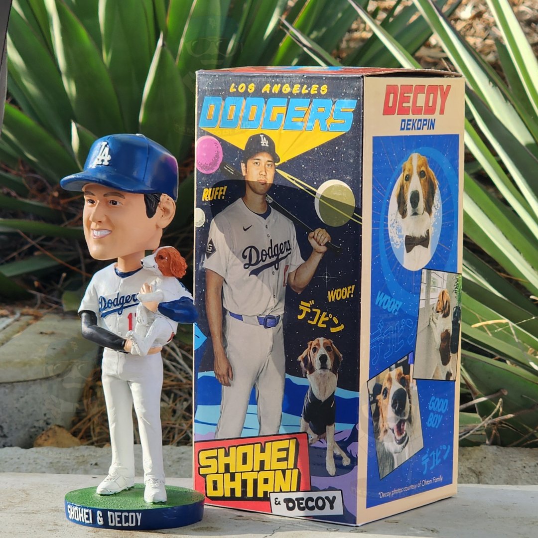 BobbleFoo's tweet photo. Your first look at the Shohei Ohtani and Decoy Bobblehead! https://t.co/85xGBsm7Wy
