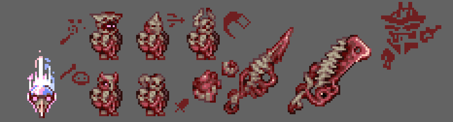 Some calamity resprites (not official, just for fun). #Terraria